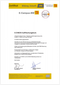 e‑check-fach­be­trieb