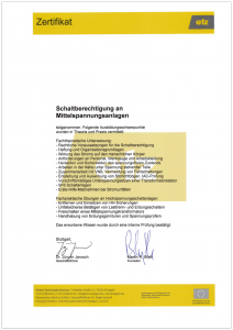 schalt­be­rech­ti­gung-mit­tel­span­nungs­an­la­gen-elek­tro­fach­be­trieb